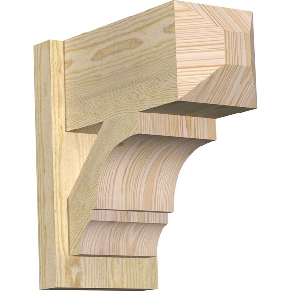 Ekena Millwork Balboa Craftsman Rough Sawn Outlooker, Douglas Fir, 8"W x 16"D x 16"H OUT08X16X16BOA04RDF - main
